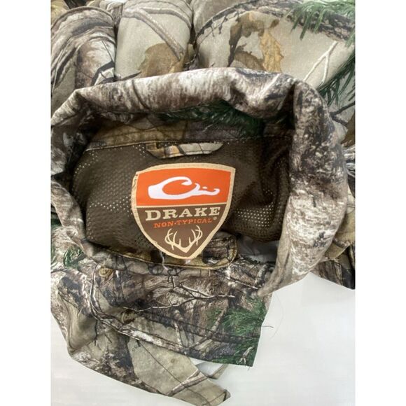DRAKE Non Typical Two Long Sleeve Vented Shirts ActiveXL Realtree Outdoor Sz XL - Picture 5 of 11